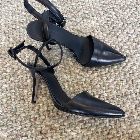 Alexander Wang Lovisa Leather Slingback Pumps Size 5.5 - Picture 3 of 6